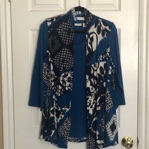 Susan Graver liquid knit 2 piece